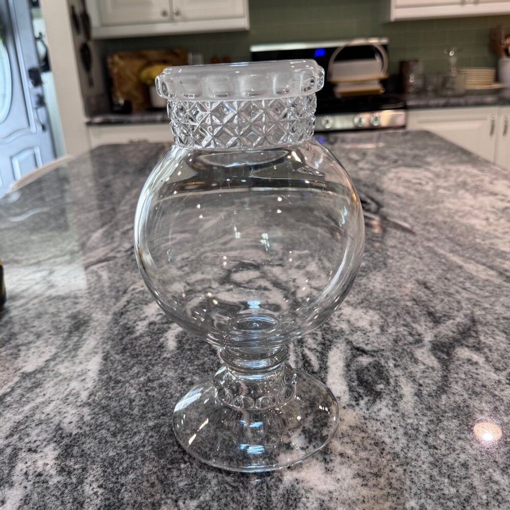 Vintage Tiffin Dakota Glass Drug Store Pharmacy Display/Fish Bowl? - Picture 2 of 11
